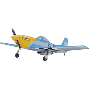 Super Flying Model P-51D Mustang 20cc 1.7m ARF жълт