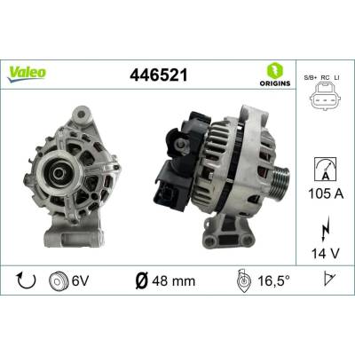 generátor VALEO 446521