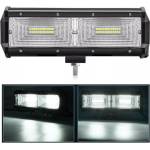  Универсален 144W Лед LED Халоген Фар Работна Лампа 12V - 24V с Разпръсната Flood Светлина за автомобил офроуд бус ван ка