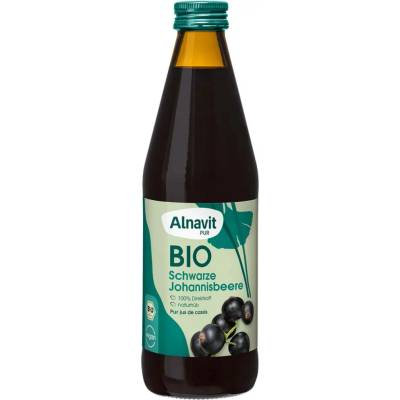Alnavit Bio přímá šťáva z černého rybízu bez lepku 330 ml