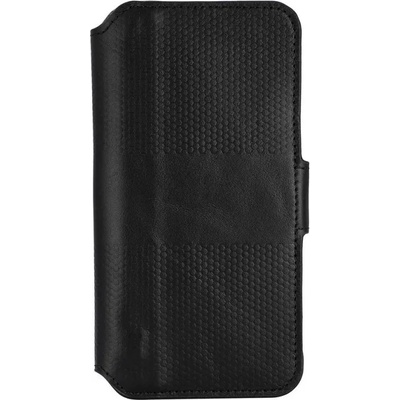 Krusell Калъф Krusell - Leather Phone Wallet, iPhone 14 Plus, черен (7394090626671)