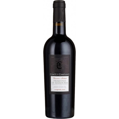 Conte di Campiano Primitivo Di Manduria 14,5% 0,75 l (holá láhev)