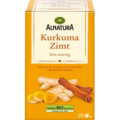 Alnatura Bio čaj kurkuma skořice 20 ks