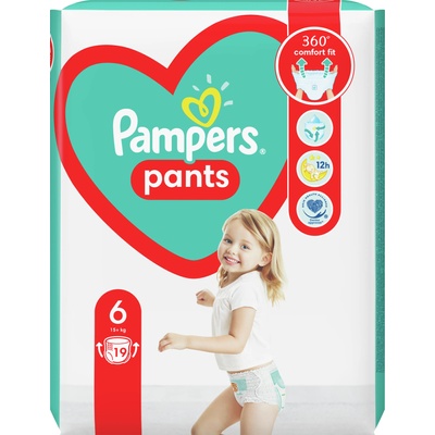 Pampers Бебешки пелени гащи Pampers 6 XL, 19 броя (1007000190)