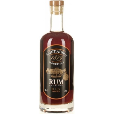 Saint Aubin "Premium Black" aged Mauritian rum 40% 0,7 l (holá láhev)