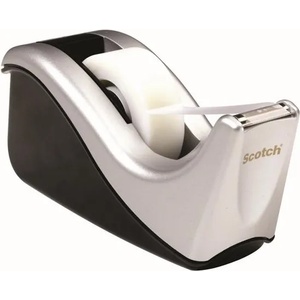 3M SCOTCH Диспенсър за тиксо, настолен, 3m scotch "c60", сребърен 7100328956/7100045591 (7100328956/7100045591)