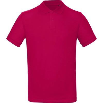 B&C Inspire polo Men piqué polo sorbet červená