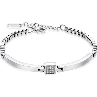 Mabell dámský náramek z chirurgické oceli PAULA CZ221GS998-AC45