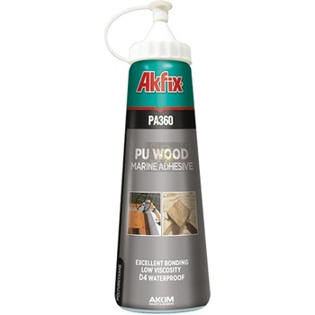 AKFIX Лепило за дърво pu pa360, светло кафяво 560гр. akfix 41744