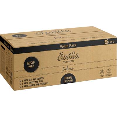 Smilla Deluxe Frischebutel kousky v omáčce se zeleninou 96 x 85 g