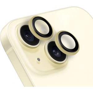 OBAL:ME Предпазни стъклени лещи за камерата на iPhone 15, iPhone 15 Plus - OBALME Tempered Glass Camera Lens Protector (жълт) (57983125787)
