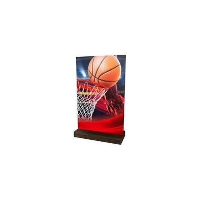 Poháry Bauer Dřevěná plaketa WPLA01M02 Basketball