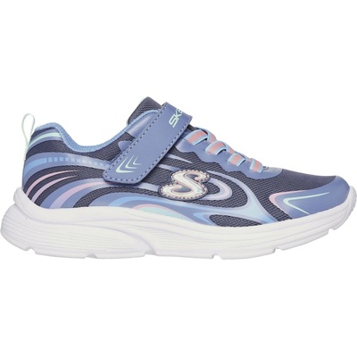 Skechers detská vychádzková obuv WAVY LITES svetlomodrá biela