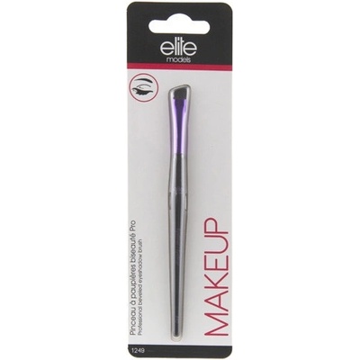 Elite Models štěteček na oční stíny černo fialový / zkosený