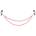 Kiotos Nipple Clamps Double Chains Rose Gold