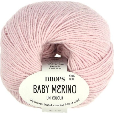 Drops Baby Merino 54 pudrově růžová