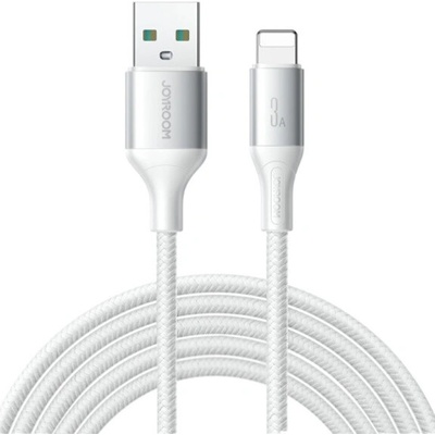Joyroom S-A28 opletený nabíjací a dátový USB-A na Lightning 2m bílý