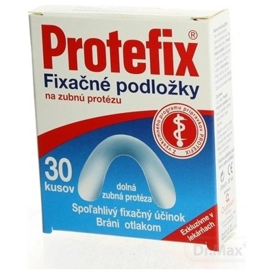 Protefix Fixačná podložka na hornú zubnú protézu 30 ks