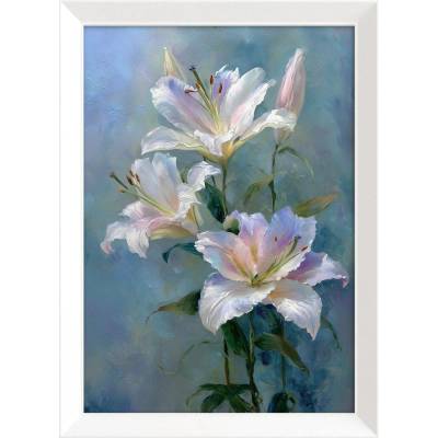 Styler Печатна картина с включена рамка 56x75 cm Lilies - Styler (OB-15072)