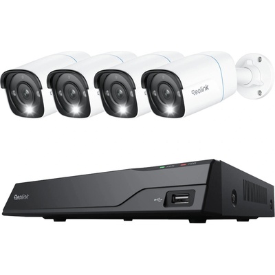 Reolink NVS8-8MB4, 2TB HDD, 8 PoE порта, 4х IP камери 8MP