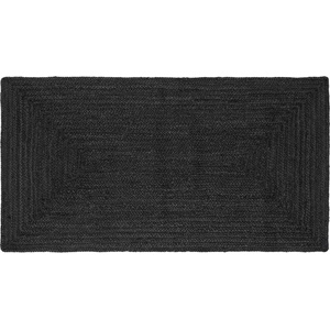 vidaXL Килим за площ Тъмносиво 80 x 150 cm юта (42010429)