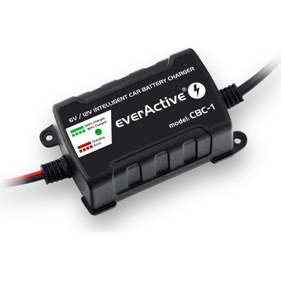 everActive Зарядно процесорно устройство за акумулатор 6V/12V everActive CBC-1 v2 до 1А за автомобили и мотоциклети (EVER-C-CBC-1)