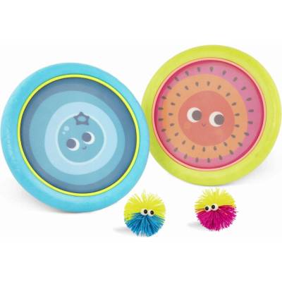 B.Toys Pružné disky se sadou chlupatých míčků