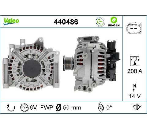 Alternátor VALEO 440486