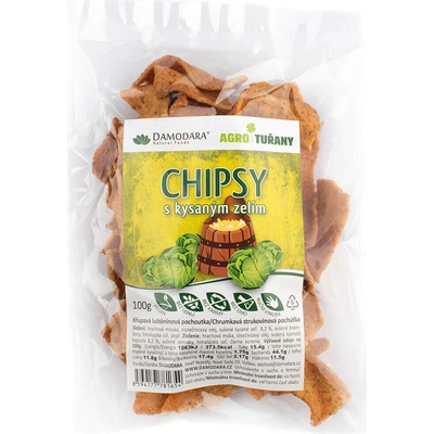 Damodara Chipsy s kyslou kapustou 100 g