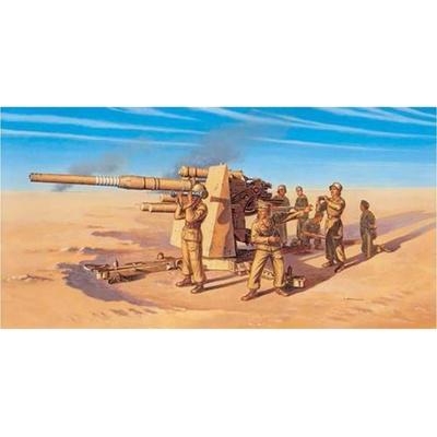 Italeri 8.8 CM FLAK 37 AA GUN with crew 7512 1:72