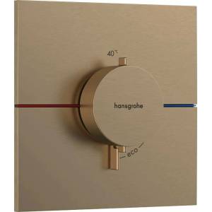 Hansgrohe ShowerSelect Comfort E термостатичен смесител за душ, стъклен бронз (15574140)