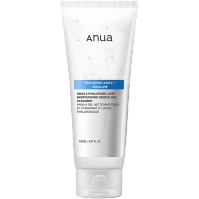 Anua 8 Hyaluronic Acid Moisturizing Gentle Gel Cleanser - Гел за почистване на лице с хиалуронова киселина 150мл