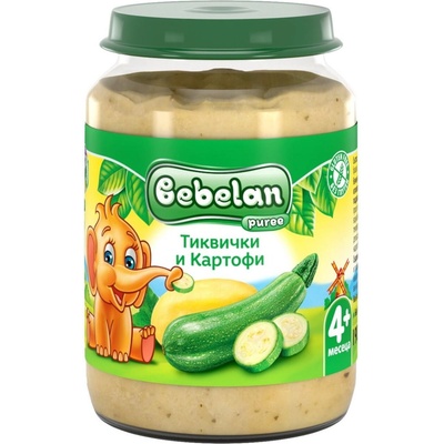Bebelan Зеленчуково пюре Bebelan Puree - Тиквички с картофи, 190 g (5510)