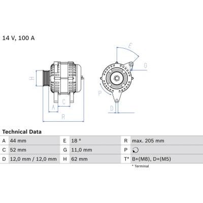 Alternátor BOSCH 0 986 049 231