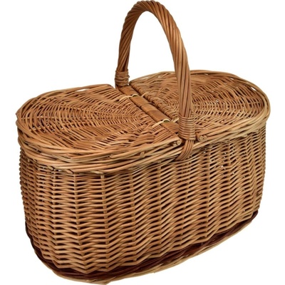 DOMMIO Piknik ovál do auta 45 × 28 × 26/42 cm – Zbozi.Blesk.cz