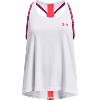 Under Armour Детски потник Under Armour Knockout Tank Top Junior Girls - White/Beta