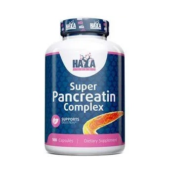 Haya Labs Панкреатин Комплекс - Комплекс от храносмилателни ензими, Haya Labs, 100 Caps. , 198