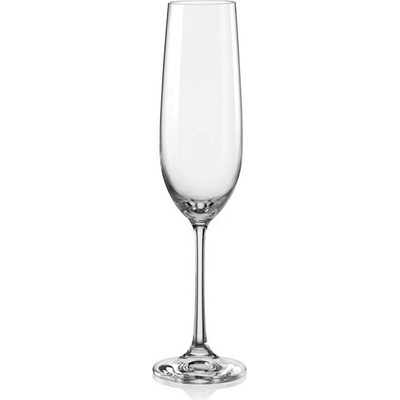 Crystalex Sklenice na sekt Viola 6 x 190 ml