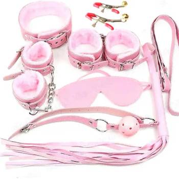 Image 1 of X Fun Bdsm Комплект "pink bondage" 7 части