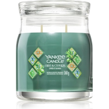 Yankee Candle Olive & Cypress ароматна свещ 368 гр