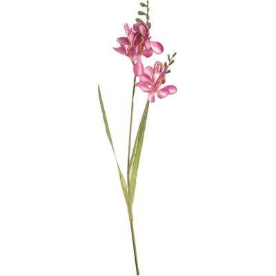 Umelá kvetina Frézia ružová 54 cm
