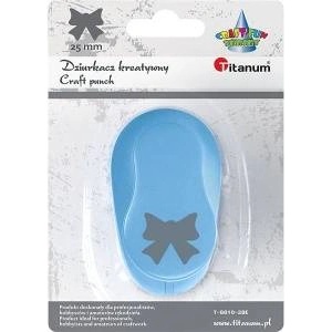 TITANUM Hole punch with motif 25mm bow