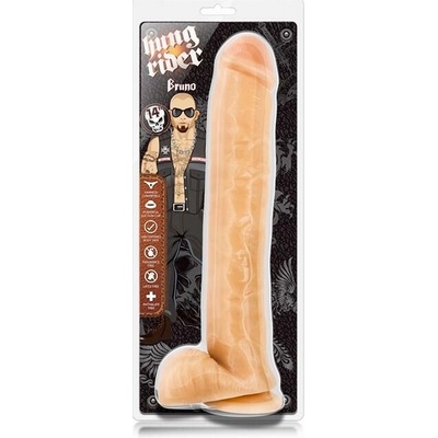 Blush Hung Rider Bruno 14 Inch Dong
