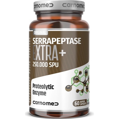 Carnomed Serrapeptase EXTRA+ 250 000 SPU 60 kapsúl