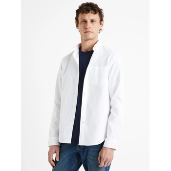 Celio Бяла мъжка памучна риза Celio Daxford Celio | Byal | МЪЖЕ | S