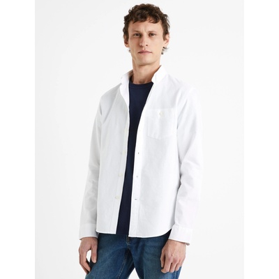 Celio Бяла мъжка памучна риза Celio Daxford Celio | Byal | МЪЖЕ | S