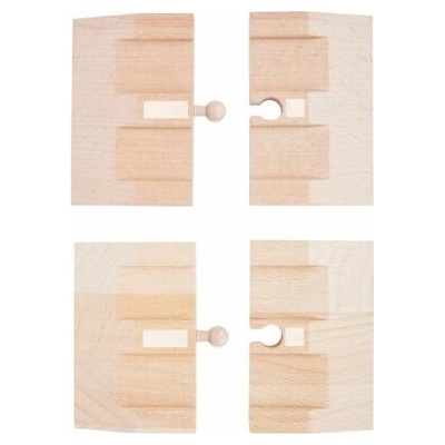 small foot Drevená autodráha Rampy 4 ks