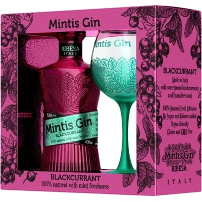 Mintis Gin Gin Mintis Ribesa černý rybíz 41,8% 0,7 l (dárkové balení sklenice)