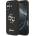 GUESS Калъф GUESS, PU Fixed Glitter 4G Metal Logo за iPhone 17, черен (GUHCP17SHG4SGK)