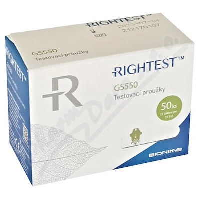 Rightest Max proužky diagnostické 50 ks